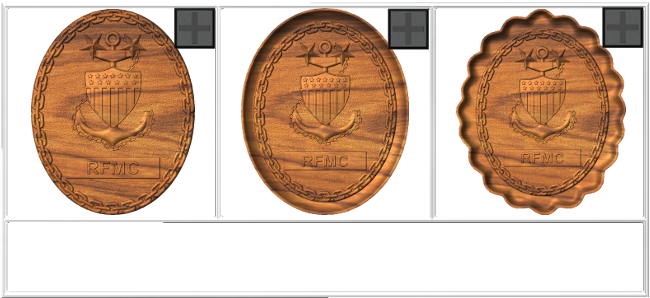 Coast Guard Reserve Force Master Chief Badge