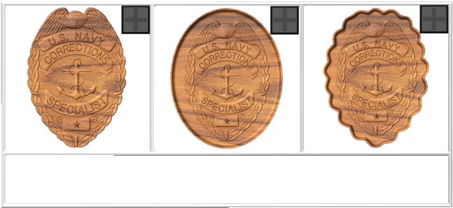 Navy Corrections Badge