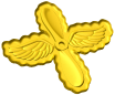 Aviation Machinist Mate Badge Style C