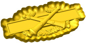 Combat Artillery Badge Style C