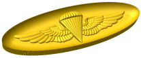 Naval Parachutist Badge Style B