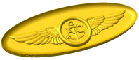 Navy/Marine Corps Enlisted Aircrew Badge Style B