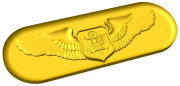 Air Force Officer Aircrew Wings Style B