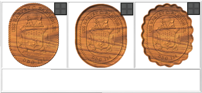 USS Harvey C. Barnhum Jr. DDG 124 Crest
